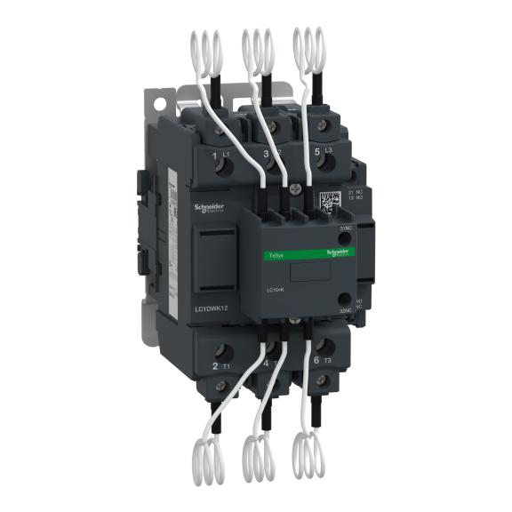 Schneider Electric LC1DWK12M7, TeSys Deca, 60 kVar, Kompanzasyon Kontaktörü, 220 Volt AC, 1NA+1NK
