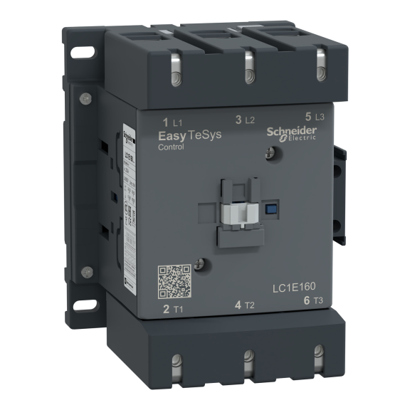 Schneider Electric LC1E160B5, EasyPact TVS, 160 Amper, 75 kW, 3 Kutuplu, Kontaktör, 24 Volt AC, 1NA+1NK
