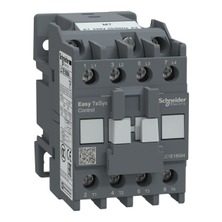 Schneider Electric LC1E18004M7, EasyPact TVS, 32 Amper, 4 Kutuplu, Kontaktör, 220 Volt AC, 1NA+1NK
