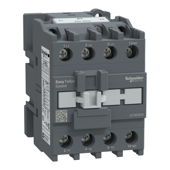 Schneider Electric LC1E3210B5, EasyPact TVS, 32 Amper, 15 kW, 3 Kutuplu, Kontaktör, 24 Volt AC, 1NA