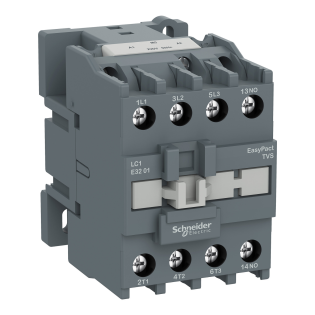 Schneider Electric LC1E3801B5, EasyPact TVS, 38 Amper, 18.5 kW, 3 Kutuplu, Kontaktör, 24 Volt AC, 1NK