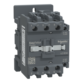 Schneider Electric LC1E50B5, EasyPact TVS, 50 Amper, 22 kW, 3 Kutuplu, Kontaktör, 24 Volt AC, 1NA+1NK