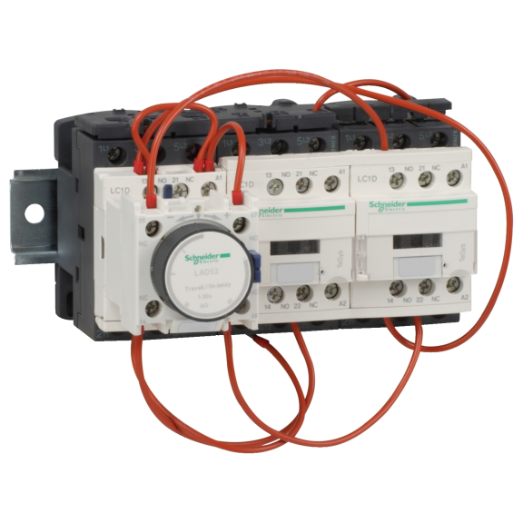 Schneider Electric LC3D09AF7, TeSys Deca, 7.5 kW, Hazır Bağlantılı Yıldız-Üçgen Yolverici, 110 Volt AC