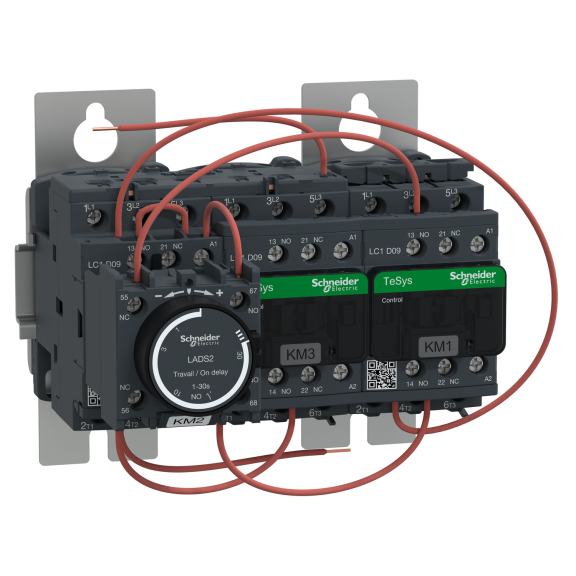 Schneider Electric LC3D09AP7, TeSys Deca, 7.5 kW, Hazır Bağlantılı Yıldız-Üçgen Yolverici, 230 Volt AC