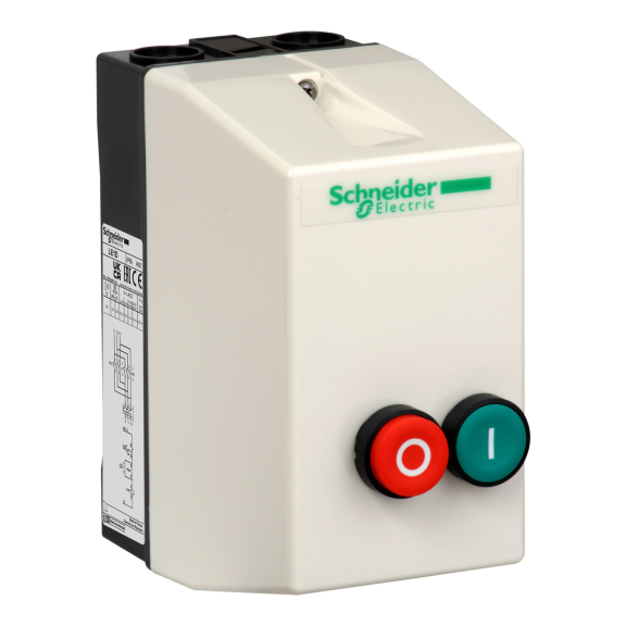 Schneider Electric LE1D09M7, TeSys LE, 4 kW, 9 Amper, Kutulu Direkt Motor Yolverici, 220 Volt AC