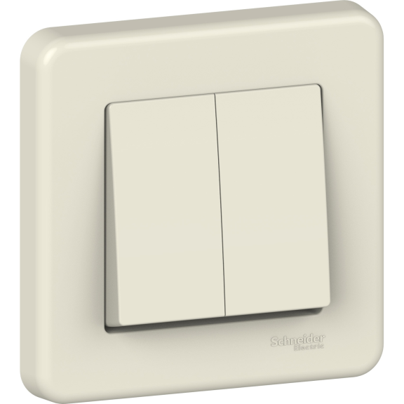 Schneider Electric LNA0300323, Leona, Krem, Komütatör Anahtar, Çerçeveli