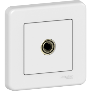 Schneider Electric LNA3200121, Leona, Beyaz, TV Prizi Sonlu, Çerçeveli