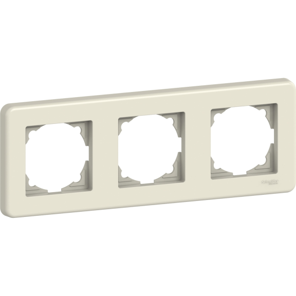 Schneider Electric LNA5800323, Leona, Krem, Üçlü Çerçeve