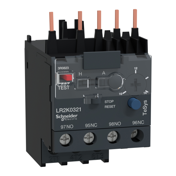 Schneider Electric LR2K0321, TeSys K, 10-14 Amper, Mini Termik Röle, Sınıf 10A