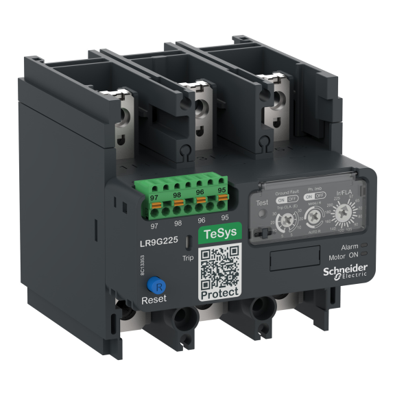 Schneider Electric LR9G225, TeSys Giga, 57-225 Amper, 3 Kutuplu, Elektronik Termik Röle, LC1G115-G225 için
