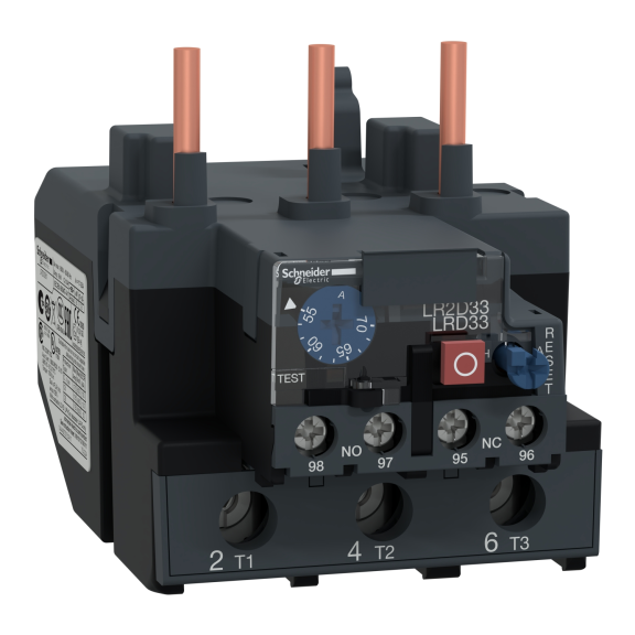 Schneider Electric LRD3361, TeSys Deca, 55-70 Amper, LC1D50A-D95 Kontaktörler için Termik Röle