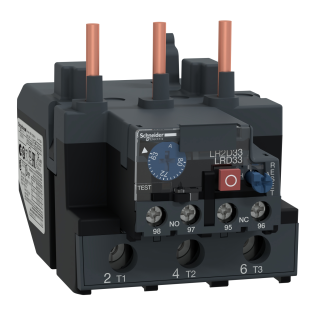 Schneider Electric LRD3363, TeSys Deca, 63-80 Amper, LC1D65A-D95 Kontaktörler için Termik Röle