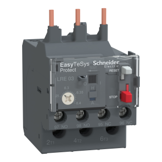 Schneider Electric LRE03, EasyPact TVS, 0.25-0.4 Amper, LC1E06-E38 Kontaktörler için Termik Röle