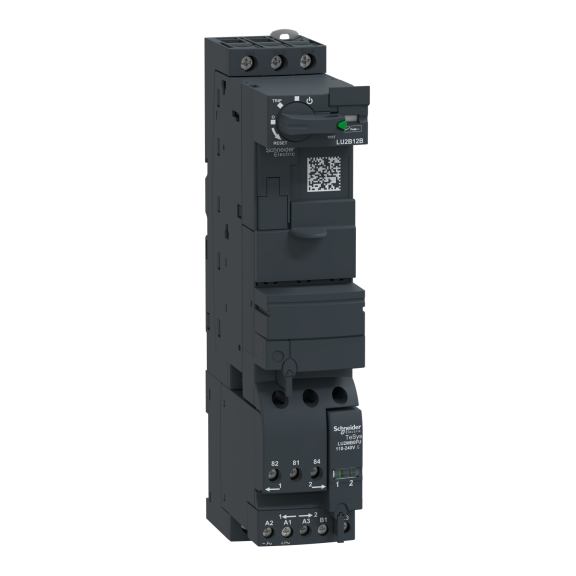 Schneider Electric LU2B12B, TeSys U, 5.5 kW, 12 Amper, Enversör, Entegre Motor Yolverici Baz Ünitesi, 24 Volt AC