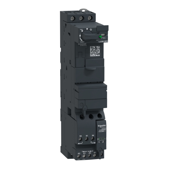 Schneider Electric LU2B12ES, TeSys U, 5.5 kW, 12 Amper, Enversör, Entegre Motor Yolverici Baz Ünitesi, 48-72 Volt AC/DC