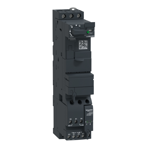 Schneider Electric LU2B32ES, TeSys U, 15 kW, 32 Amper, Enversör, Entegre Motor Yolverici Baz Ünitesi, 48-72 Volt AC/DC
