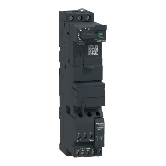 Schneider Electric LU2B38FU, TeSys U, 18.5 kW, 38 Amper, Enversör, Entegre Motor Yolverici Baz Ünitesi, 110-240 Volt AC/DC