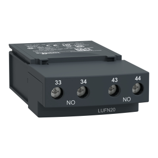 Schneider Electric LUFN20, TeSys U, Entegre Motor Yolvericiler için Yardımcı Kontak Modülü, 2NA