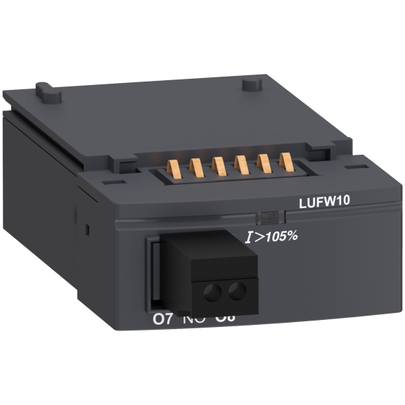 Schneider Electric LUFW10, TeSys U, Entegre Motor Yolvericiler için Alarm Modülü