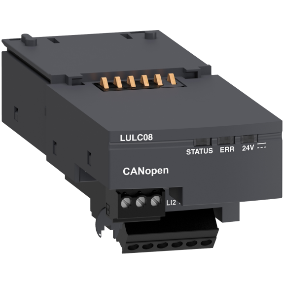 Schneider Electric LULC08, TeSys U, Entegre Motor Yolvericiler için CANopen Haberleşme Modülü