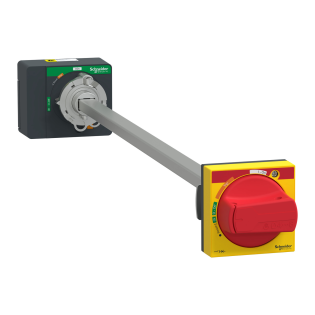 Schneider Electric LV426933T, ComPact NSXm, Kompakt Şalterler için Uzatmalı Döner Kurma Kolu, Kırmızı-Sarı, IP54