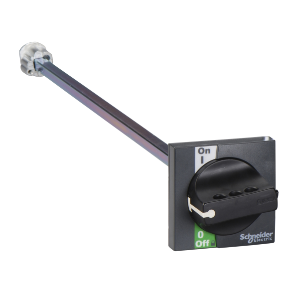 Schneider Electric LV428941, ComPact INS, INS40-INS160 Yük Ayırıcılar için Önden Uzatmalı Siyah Döner Kurma Kolu