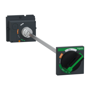 Schneider Electric LV429338T, ComPact NSX, NSX100-250 ve CVS100-250 Kompakt Şalterler için Uzatmalı Döner Kurma Kolu