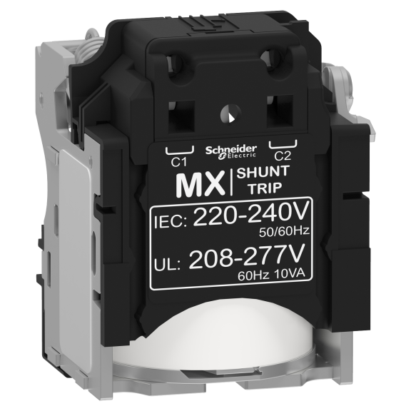 Schneider Electric LV429387, TeSys Giga, ComPact NSX, EasyPact CVS, için MX Şönt Açtırma Bobini, 200-240 Volt