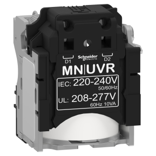Schneider Electric LV429407, TeSys Giga, ComPact NSX, EasyPact CVS, için MN Düşük Gerilim Bobini, 200-240 Volt