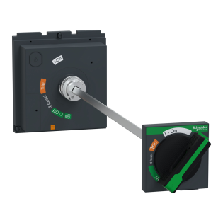 Schneider Electric LV432598T, ComPact NSX, NSX400-630 ve CVS400-630 Kompakt Şalterler için Uzatmalı Döner Kurma Kolu