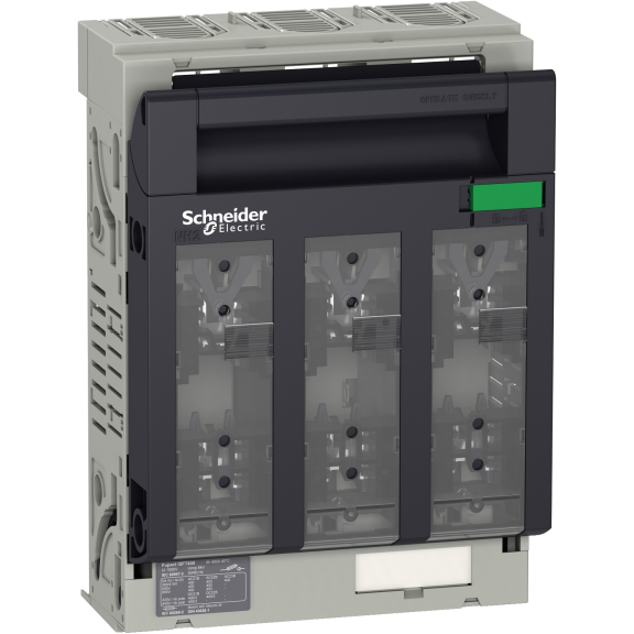 Schneider Electric LV480806, FuPact ISFT, 400 Amper, 3 Kutuplu, NH 2 Sigortalar için Yük Ayırıcı, M10 Konnektörlü