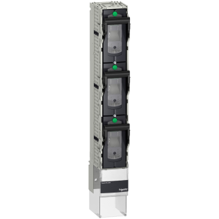 Schneider Electric LV480902, FuPact ISFL, 400 Amper, 3 Kutuplu, NH 2 Sigortalar için Dikey Tip Yük Ayırıcı, 185mm Baraya Bağlantı