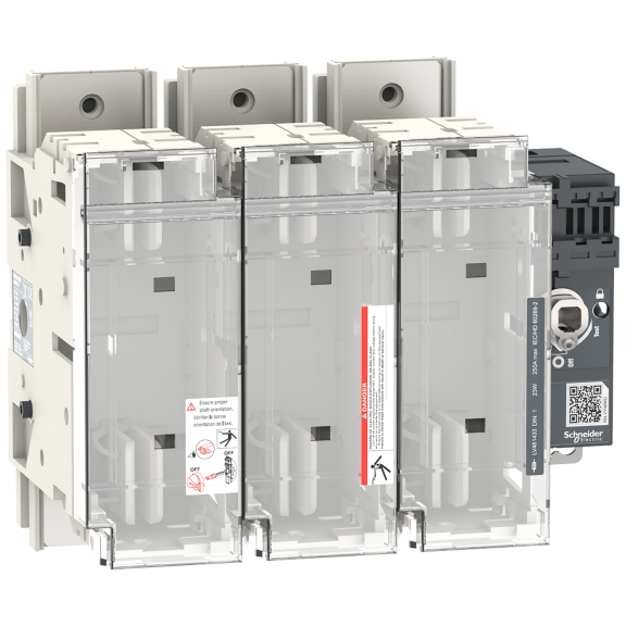 Schneider Electric LV481433, FuPact GS, 250 Amper, 3 Kutuplu, NH 1 Sigortalar için Yük Ayırıcı