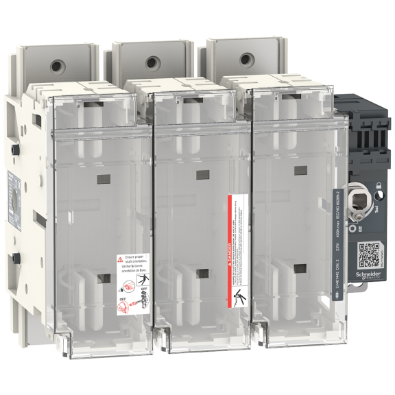 Schneider Electric LV481443, FuPact GS, 400 Amper, 3 Kutuplu, NH 2 Sigortalar için Yük Ayırıcı