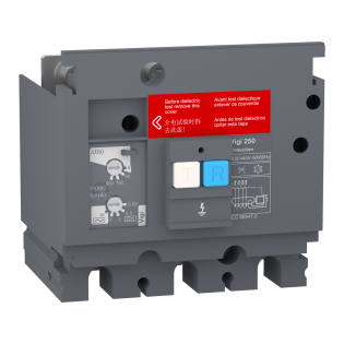 Schneider Electric LV529492, VigiPact, CVS250 3 Kutuplu Kompakt Şalterler için Toprak Kaçağı Koruma Modülü, 30mA-10A