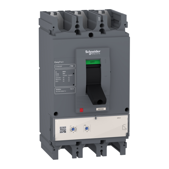 Schneider Electric LV563505, EasyPact CVS, 325-630 Amper, 3 Kutuplu, 36 kA, Kompakt Şalter, CVS630F, ETS630