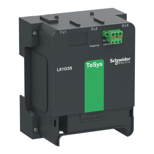 Schneider Electric LX1G3SKUEN, TeSys Giga, LC1G400-G500 Kontaktörler için Yedek Elektronik Bobin, 3 Kutup için, 100-250 Volt AC/DC