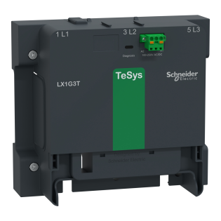 Schneider Electric LX1G3TKUEN, TeSys Giga, LC1G630-G800 Kontaktörler için Yedek Elektronik Bobin, 3 Kutup için, 100-250 Volt AC/DC