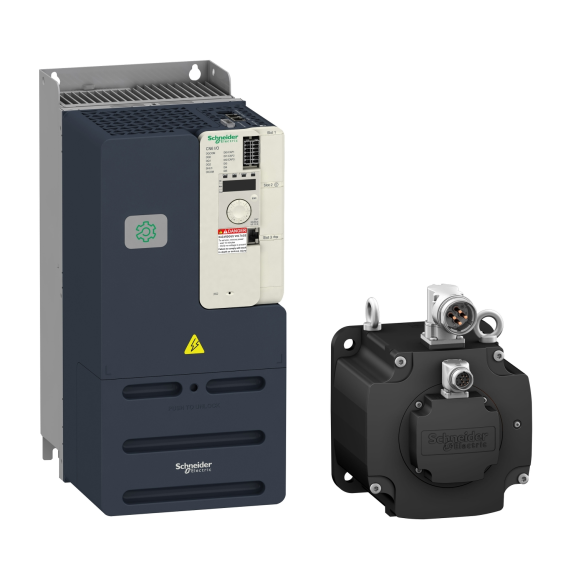 Schneider Electric LXM32MC10N4, Lexium 32, 11 kW, 40 Amper, Modüler Servo Sürücü, Trifaze 380-480 Volt AC, Motion Sequence, Modbus