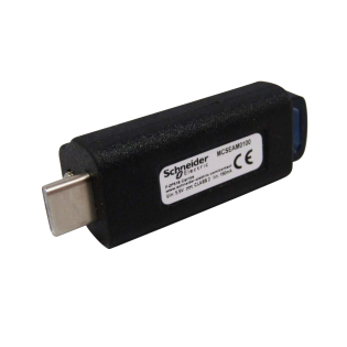 Schneider Electric MCSEAM0100, Modicon Networking, Endüstriyel Ethernet Switchler için Konfigürasyon Yedekleme Modülü, USB Type-C