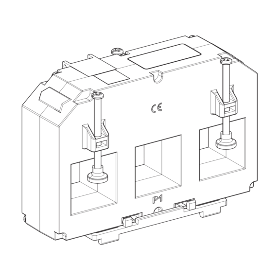 Schneider Electric METSECTV70100, PowerLogic CT, 1000/5, 3 Kutuplu, Ölçü Akım Trafosu, Class 0.5, 54x50mm, 0,333 Volt Çıkış Gerilimi