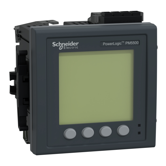 Schneider Electric METSEPM5580, PowerLogic PM5000, Enerji Analizörü, 63. Harmonik, LCD Ekranlı, Modbus, Dijital 4 Giriş+2 Çıkış, Class 0.2, 24 Volt DC