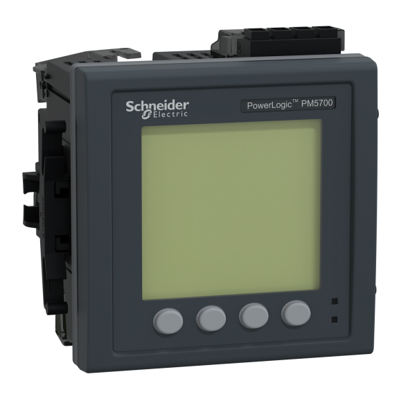 Schneider Electric METSEPM5760, PowerLogic PM5000, Enerji Analizörü, 63. Harmonik, LCD Ekranlı, Modbus, Dijital 4 Giriş+2 Çıkış, Class 0.2, Kaçak Akım İzleme, Dalgaformu Yakalama, Sag/Swell Tespiti