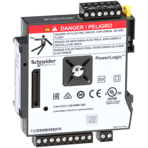 Schneider Electric METSEPM89M2600, PowerLogic, PM8000/ION7400/ION9000 Enerji Analizörleri için Dijital Giriş-Çıkış Modülü, 6 Dijital Giriş+2 Röle Çıkış