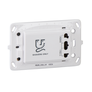 Schneider Electric MGU5.064.18, Unica, Beyaz, Traş Prizi, Montaj Plakalı, 3 Modül