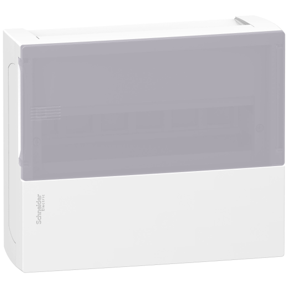 Schneider Electric MIP10112T, Resi9 MP, 12 Modül, Şeffaf Kapaklı, Halojen Free, Sıvaüstü Sigorta Kutusu, 268x228x102mm