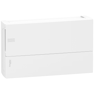 Schneider Electric MIP10118, Resi9 MP, 18 Modül, Beyaz Opak Kapaklı, Halojen Free, Sıvaüstü Sigorta Kutusu, 376x228x102mm