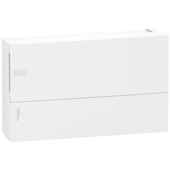Schneider Electric MIP10118, Resi9 MP, 18 Modül, Beyaz Opak Kapaklı, Halojen Free, Sıvaüstü Sigorta Kutusu, 376x228x102mm