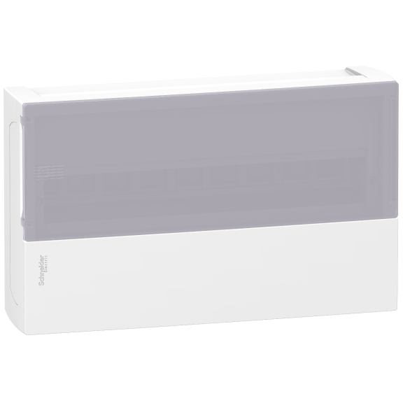 Schneider Electric MIP10118T, Resi9 MP, 18 Modül, Şeffaf Kapaklı, Halojen Free, Sıvaüstü Sigorta Kutusu, 376x228x102mm