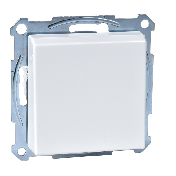 Schneider Electric MTN2310-0319, Merten System M, Beyaz, Kapaklı Topraklı Priz, Çocuk Korumalı